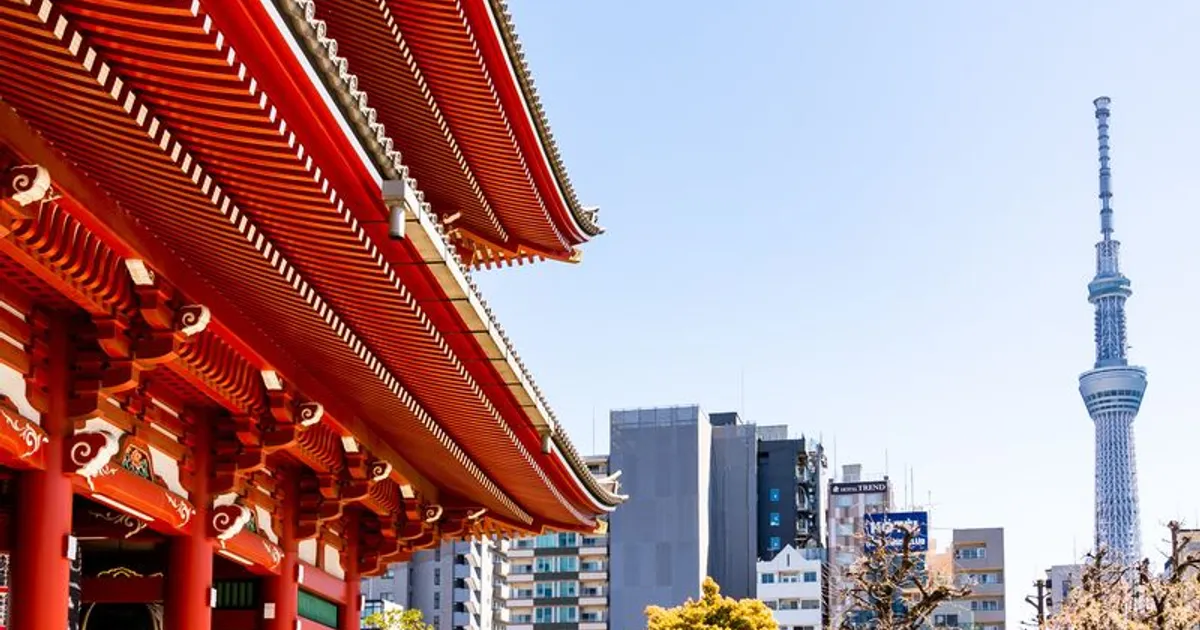 Du lịch Asakusa — Chùa Sensoji, Phố Nakamise, Tokyo Skytree
