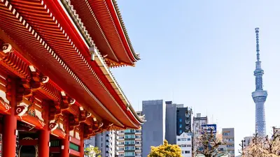 Du lịch Asakusa — Chùa Sensoji, Phố Nakamise, Tokyo Skytree